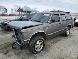 Salvage cars for sale at Spartanburg, SC auction: 1992 Chevrolet Blazer S10