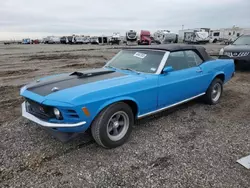 Salvage cars for sale at Houston, TX auction: 1970 Ford Mustang CV