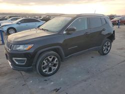 Jeep Compass Limited salvage cars for sale: 2018 Jeep Compass Limited