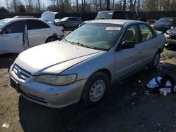 Honda salvage cars for sale: 2001 Honda Accord Value