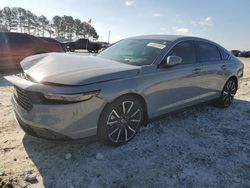 Salvage cars for sale at Loganville, GA auction: 2024 Honda Accord Touring Hybrid