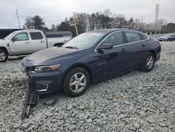 Salvage cars for sale at Mebane, NC auction: 2016 Chevrolet Malibu LS