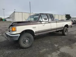 Salvage trucks for sale at Pasco, WA auction: 1991 Ford F250