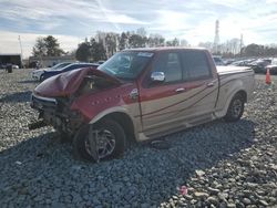 Salvage cars for sale at Mebane, NC auction: 2001 Ford F150 Supercrew