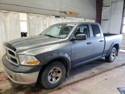 Salvage cars for sale from Copart Angola, NY: 2012 Dodge RAM 1500 ST