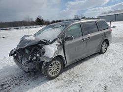 Salvage cars for sale at Columbia Station, OH auction: 2014 Toyota Sienna XLE