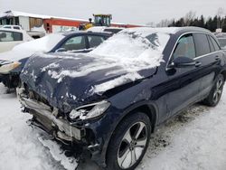 Salvage cars for sale at Montreal Est, QC auction: 2019 Mercedes-Benz GLC 300 4matic