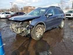 Salvage cars for sale at New Britain, CT auction: 2015 Subaru Outback 2.5I Premium