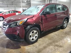 Salvage cars for sale at York Haven, PA auction: 2013 Honda CR-V LX