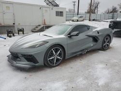 Chevrolet Corvette salvage cars for sale: 2022 Chevrolet Corvette Stingray 1LT