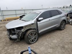 Salvage cars for sale at Dyer, IN auction: 2020 Ford Edge Titanium