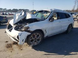 Salvage cars for sale at Dunn, NC auction: 2022 BMW X3 SDRIVE30I