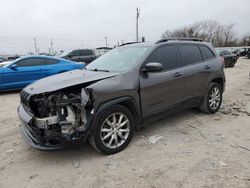 Salvage cars for sale at Oklahoma City, OK auction: 2018 Jeep Cherokee Latitude