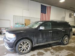 Dodge Durango Citadel salvage cars for sale: 2018 Dodge Durango Citadel