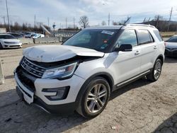 Salvage cars for sale at Bridgeton, MO auction: 2017 Ford Explorer XLT