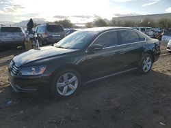 Salvage cars for sale at Las Vegas, NV auction: 2012 Volkswagen Passat SE