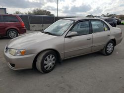 Toyota Corolla ce salvage cars for sale: 2002 Toyota Corolla CE