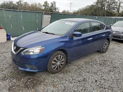 Salvage cars for sale at Riverview, FL auction: 2017 Nissan Sentra S