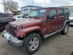 Jeep salvage cars for sale: 2008 Jeep Wrangler Unlimited Sahara