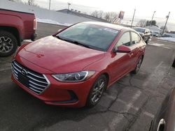 Hyundai Elantra Vehiculos salvage en venta: 2018 Hyundai Elantra SEL