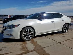 Salvage cars for sale at auction: 2016 Nissan Maxima 3.5S