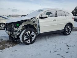 Salvage cars for sale at Woodhaven, MI auction: 2015 Honda CR-V Touring