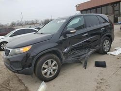 Salvage cars for sale at Fort Wayne, IN auction: 2012 KIA Sorento Base