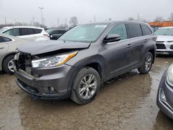 Toyota salvage cars for sale: 2014 Toyota Highlander LE