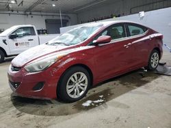 Salvage cars for sale at Candia, NH auction: 2012 Hyundai Elantra GLS