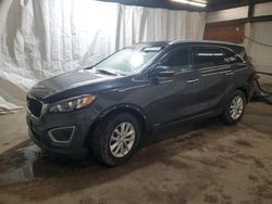 Salvage cars for sale at Ebensburg, PA auction: 2017 KIA Sorento LX