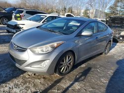 Salvage cars for sale at North Billerica, MA auction: 2015 Hyundai Elantra SE