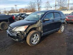 Salvage cars for sale at New Britain, CT auction: 2010 Honda CR-V EX