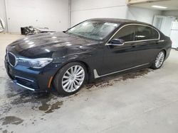 BMW salvage cars for sale: 2017 BMW 740 XI