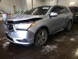 Salvage cars for sale at New Britain, CT auction: 2017 Acura MDX