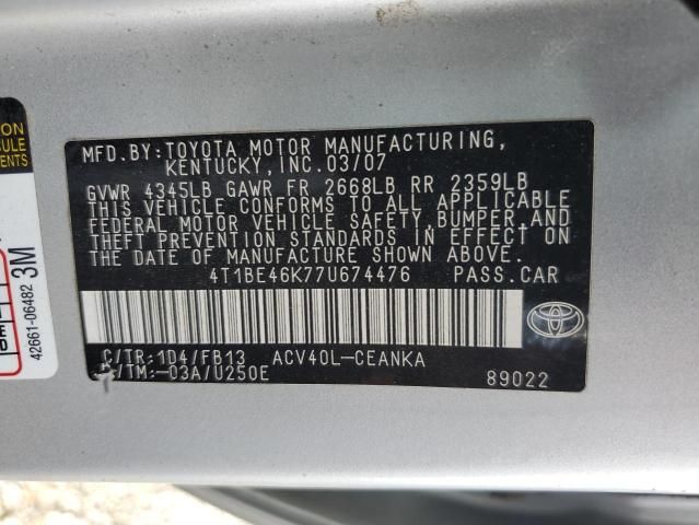 2007 Toyota Camry CE