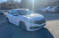 Salvage cars for sale at Laurel, MD auction: 2019 Honda Civic Sport