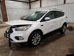 Salvage cars for sale at Lansing, MI auction: 2017 Ford Escape Titanium