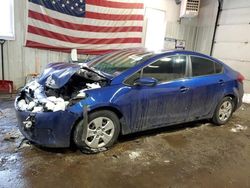 Salvage cars for sale at Lyman, ME auction: 2017 KIA Forte LX