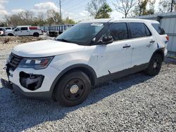 Salvage cars for sale at Riverview, FL auction: 2018 Ford Explorer Police Interceptor