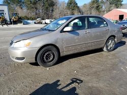 Salvage cars for sale at Mendon, MA auction: 2006 Toyota Corolla CE