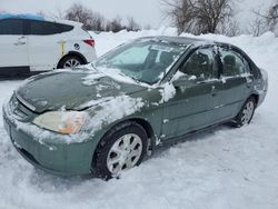 Salvage cars for sale at London, ON auction: 2003 Honda Civic LX