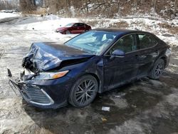 Salvage cars for sale at Marlboro, NY auction: 2022 Toyota Camry XLE