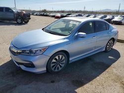 Salvage cars for sale at Tucson, AZ auction: 2017 Honda Accord Touring Hybrid