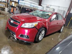 Salvage cars for sale at West Mifflin, PA auction: 2013 Chevrolet Malibu 2LT