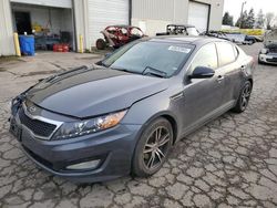 Salvage cars for sale at Woodburn, OR auction: 2011 KIA Optima EX