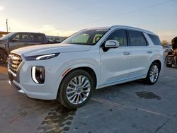 Salvage cars for sale at Grand Prairie, TX auction: 2020 Hyundai Palisade Limited