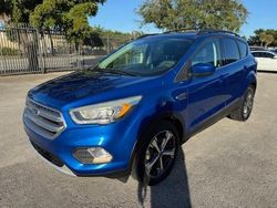 Salvage cars for sale at Opa Locka, FL auction: 2017 Ford Escape SE