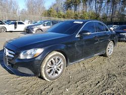 Salvage cars for sale at Waldorf, MD auction: 2017 Mercedes-Benz C 300 4matic