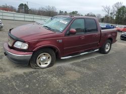 Salvage trucks for sale at Shreveport, LA auction: 2003 Ford F150 Supercrew