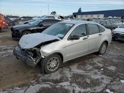 Salvage cars for sale at Woodhaven, MI auction: 2009 Ford Focus SE